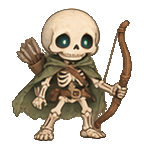 Archer Skeleton จากเกม Arcane Online