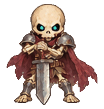 Warrior Skeleton จากเกม Arcane Online