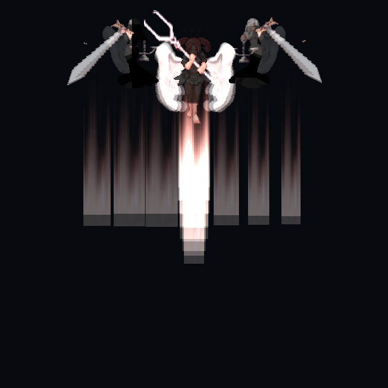ภาพทดสอบจากตัวเรนเดอร์เกม · ตัวอย่างหนึ่งช่วงของเอฟเฟกต์
